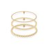 Paris Beaded Bracelet Trio Stack - Bara Boheme
