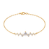 Pave Zigzag | Gold Plated Bracelet - Bara Boheme