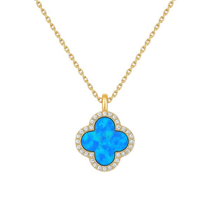 Clover | Small Pave Necklace