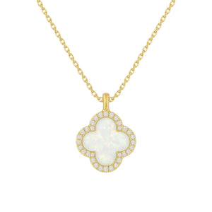 Clover | Small Pave Necklace