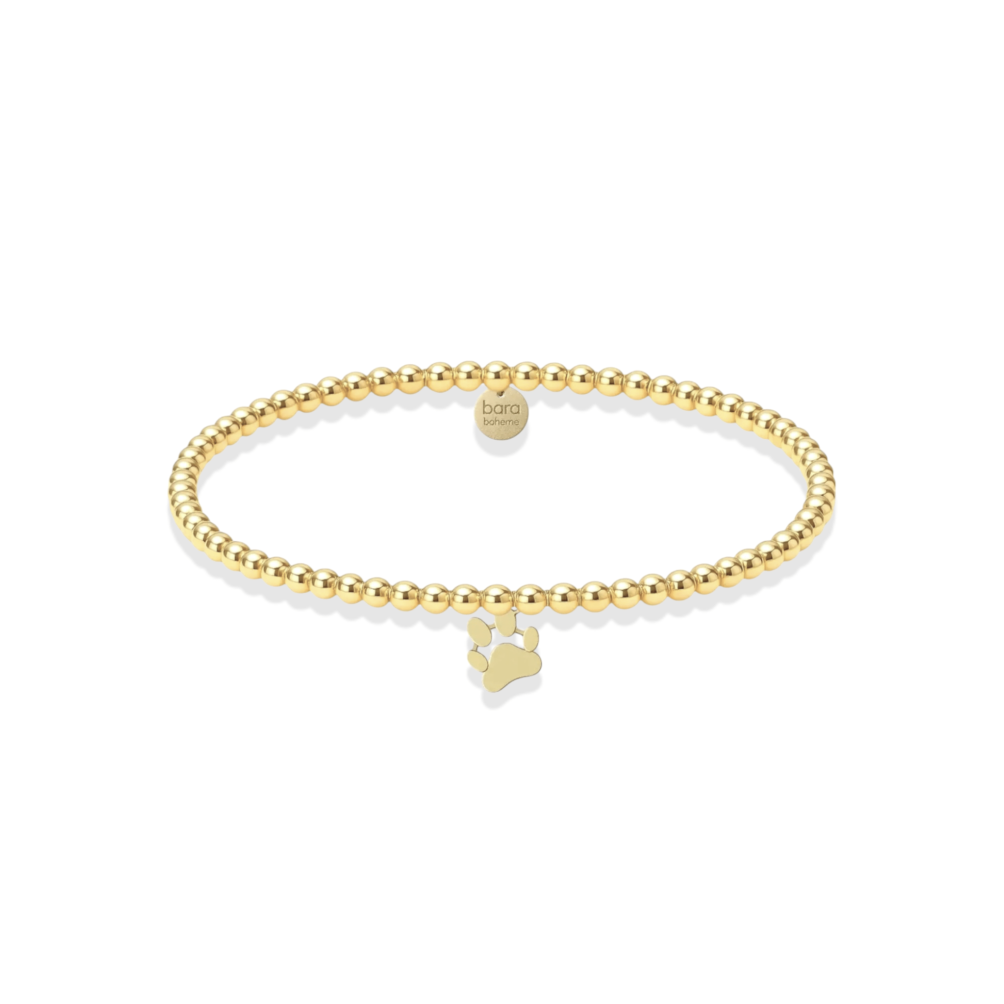 Paw Beaded Charm Bracelet - Bara Boheme