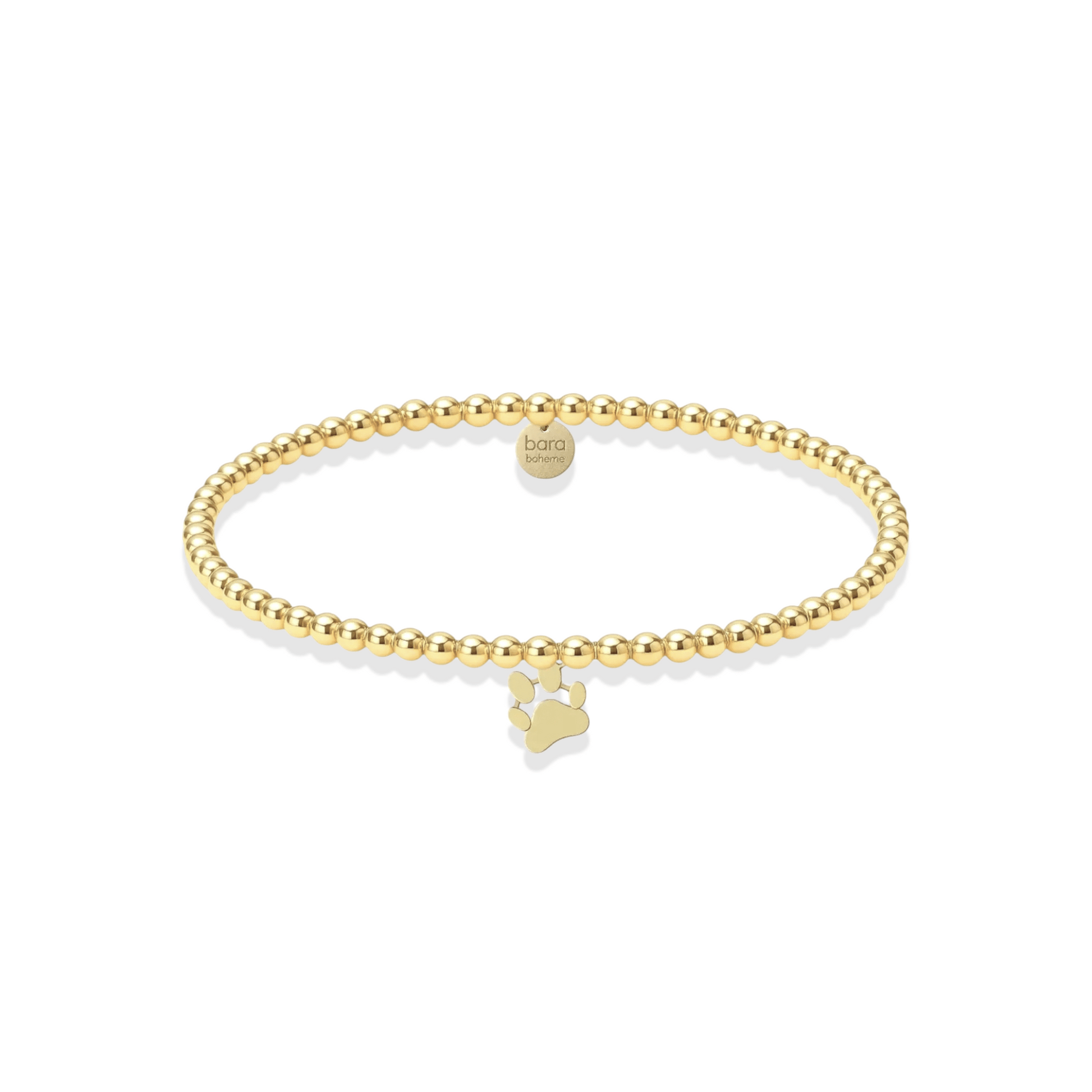 Paw Beaded Charm Bracelet - Bara Boheme