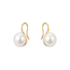 Pearl | Gold Drop Earrings - Bara Boheme