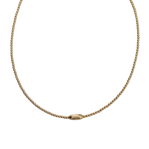 "PERRI" 14k gold-filled beaded Choker/Necklace