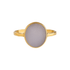 Pink Druzy | Bezel Ring - Bara Boheme