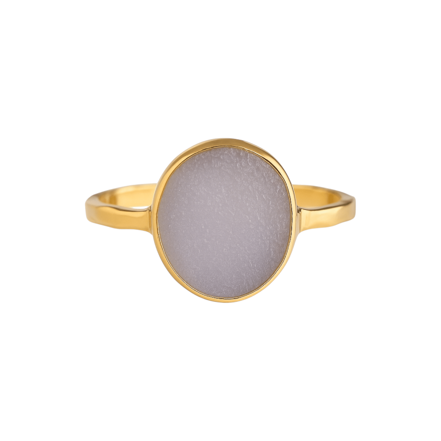 Pink Druzy | Bezel Ring - Bara Boheme