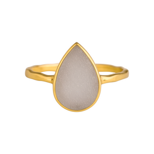 Pink Druzy | Bezel Ring