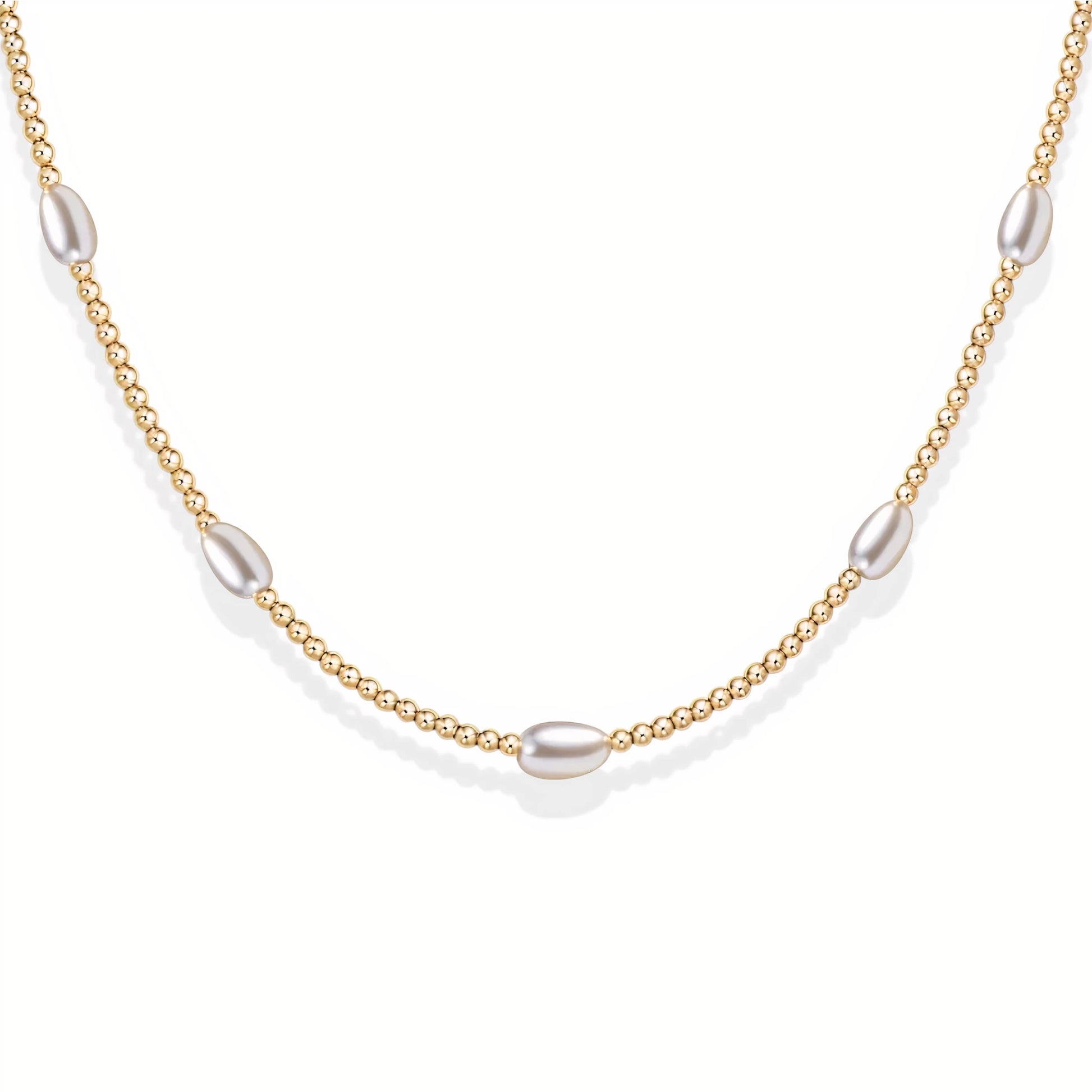 Piper Pearl Beaded Necklace - Bara Boheme