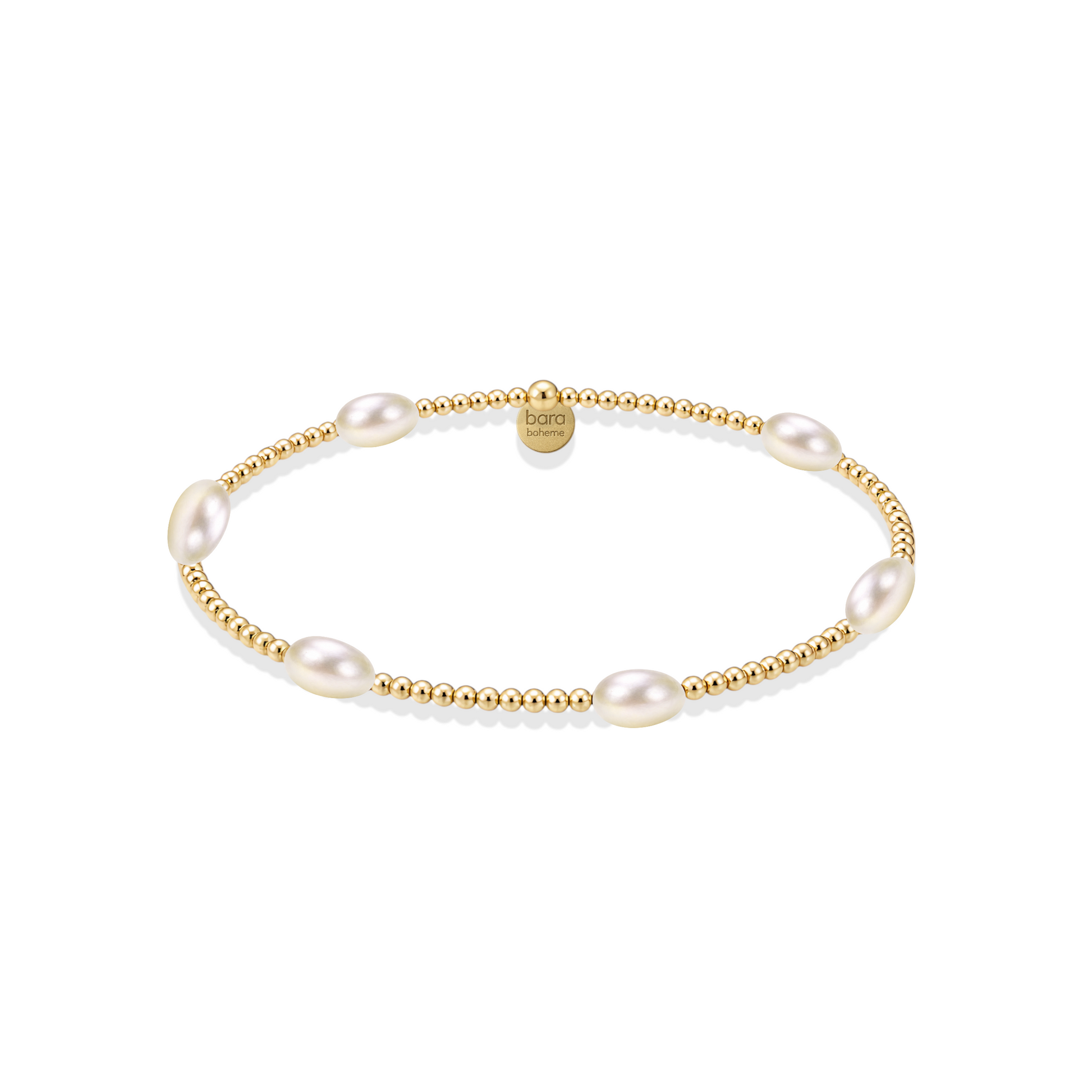 Piper | Gold Filled Beaded Bracelet with Pearls
