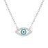 Pluto | Pave Evil Eye Necklace - Bara Boheme
