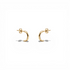 Poise | Solid Gold Hoop Earrings - Bara Boheme