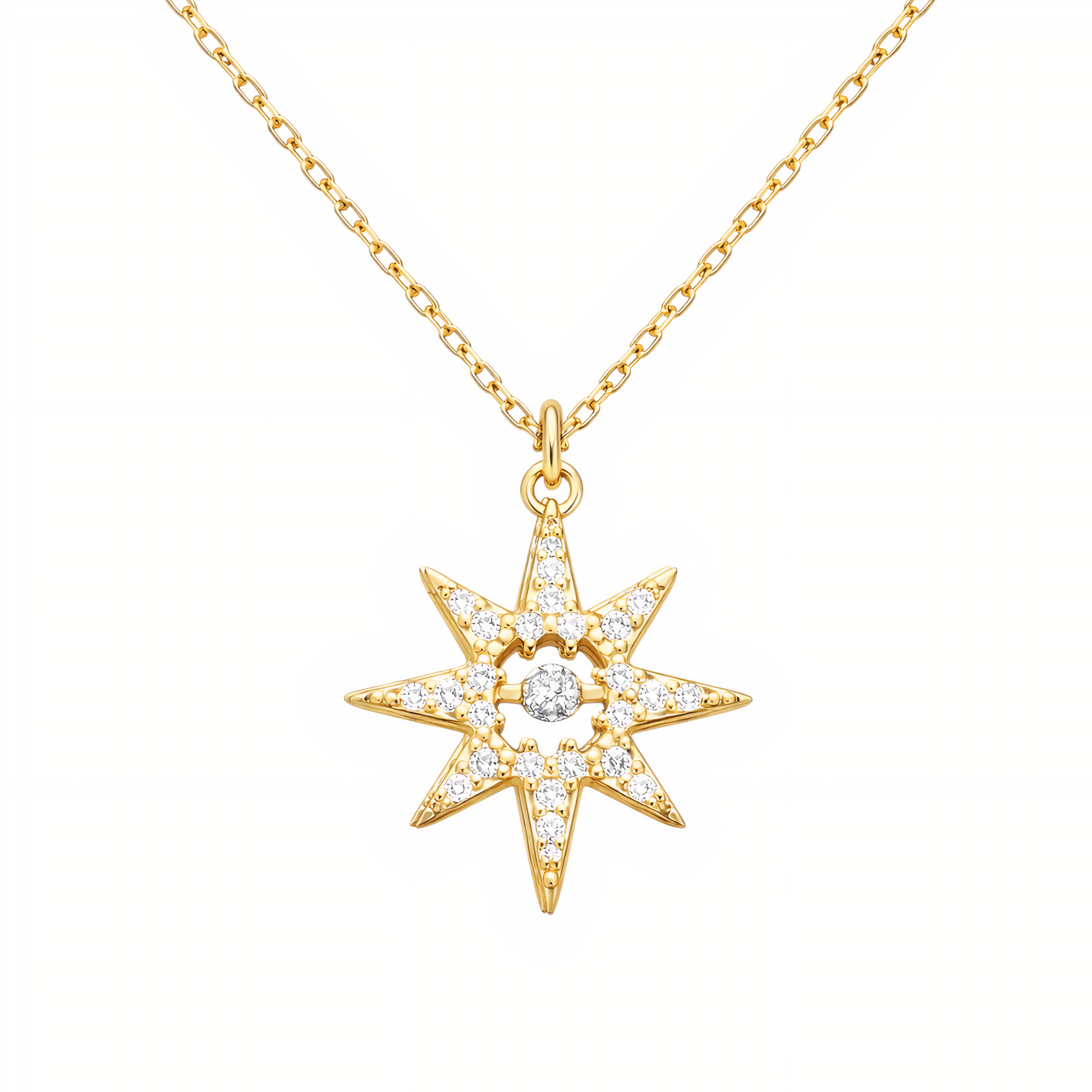 Poppy | 3D Pave Necklace - Bara Boheme