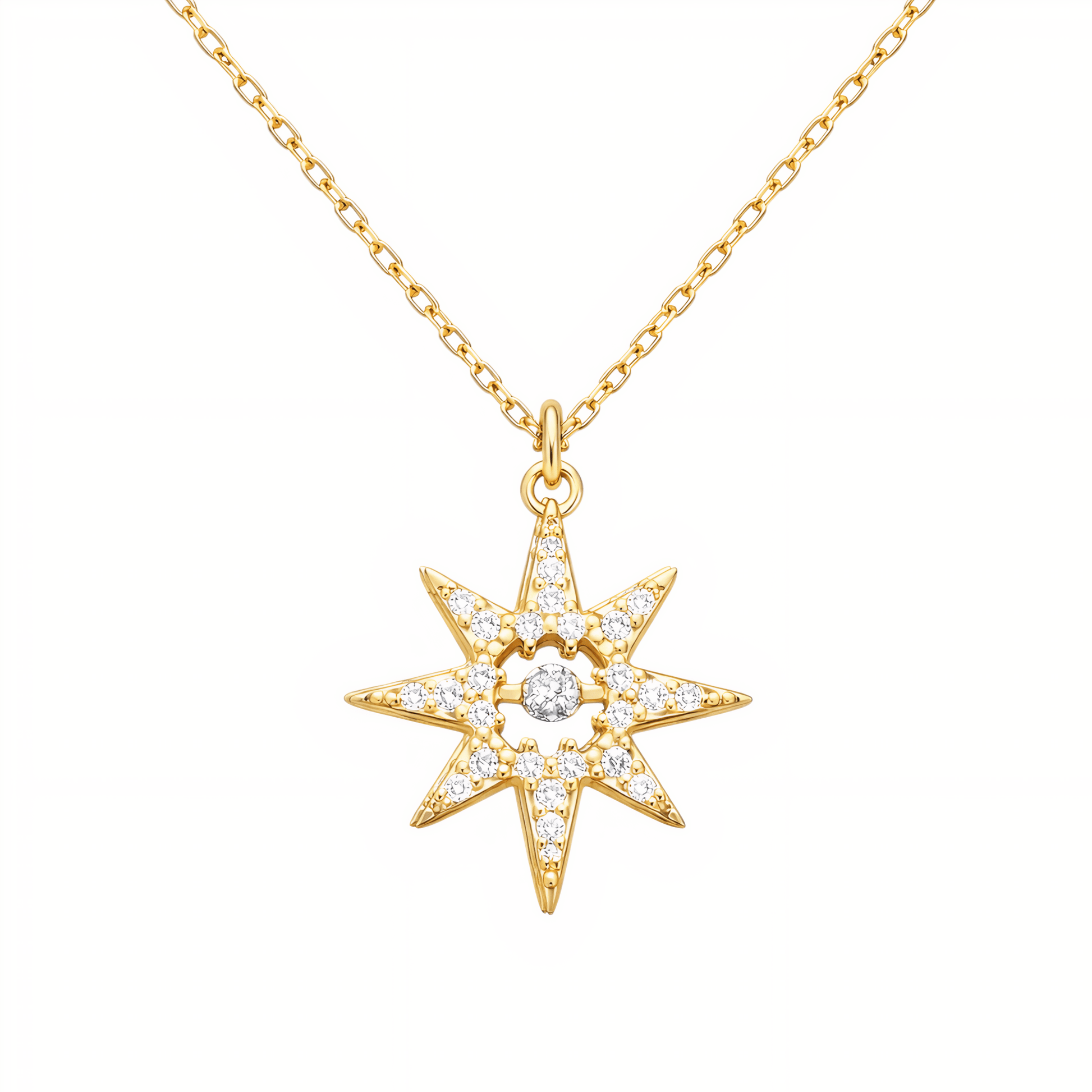 Poppy | 3D Pave Necklace - Bara Boheme