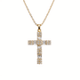 Prairie | Pave Cross Necklace - Bara Boheme