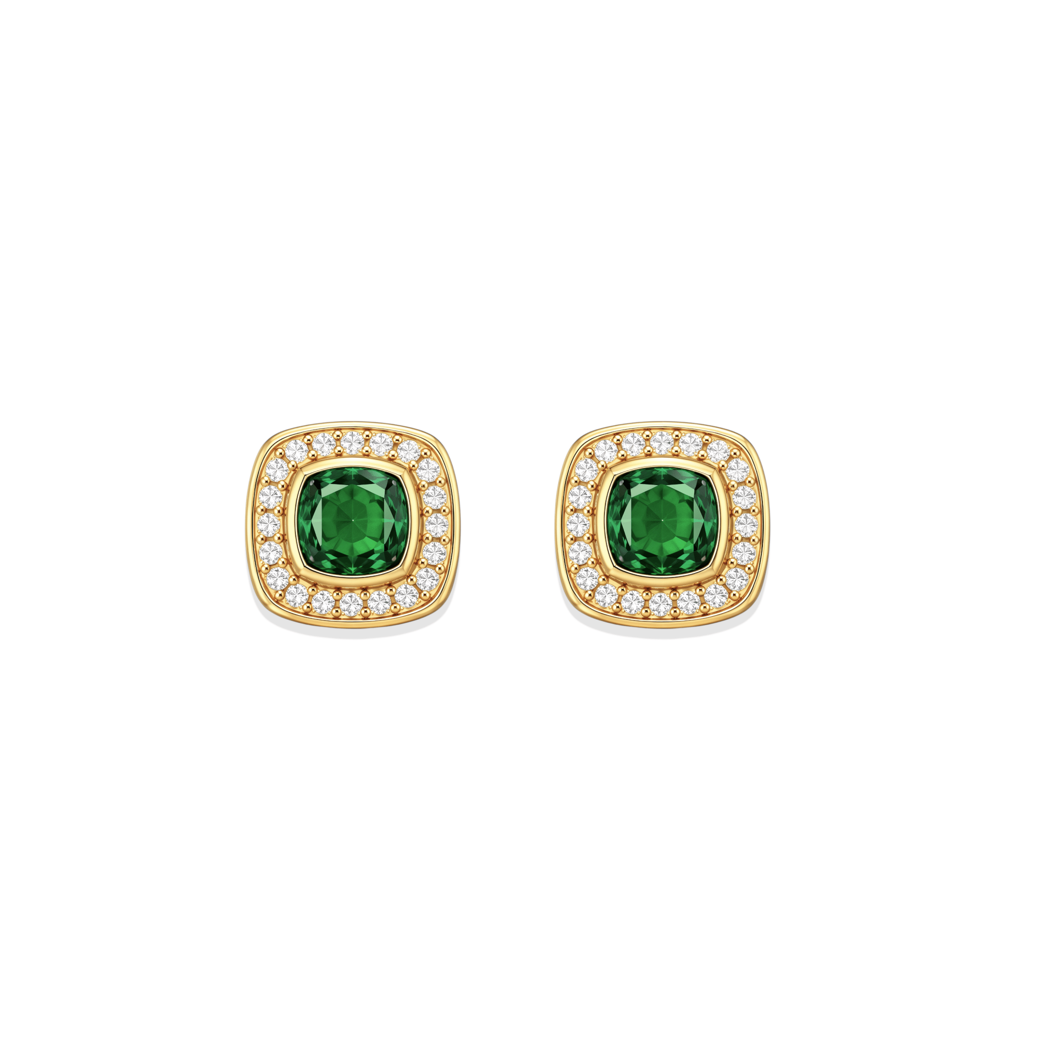 Princess | Pave Stud Earrings - Bara Boheme
