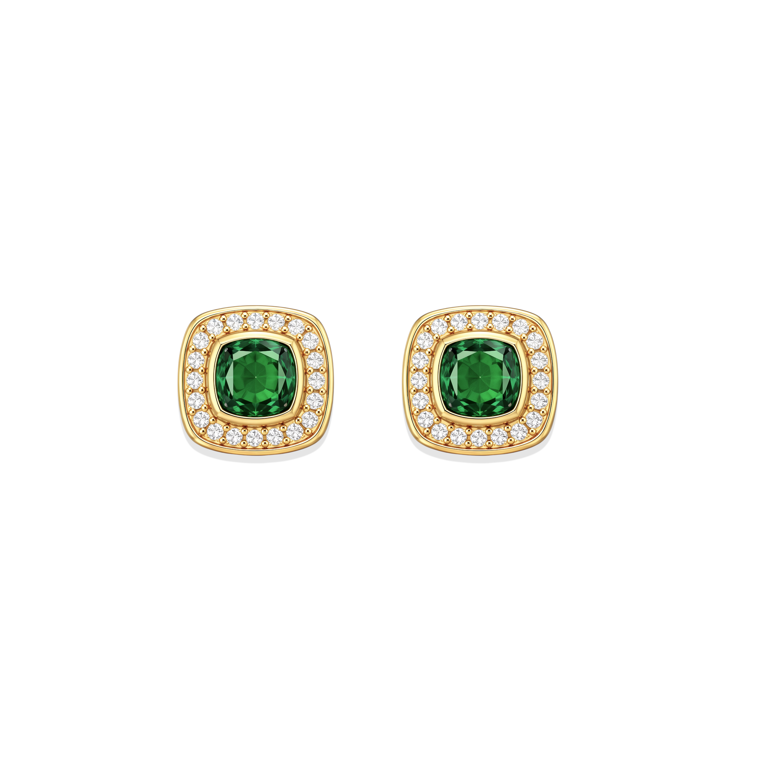 Princess | Pave Stud Earrings