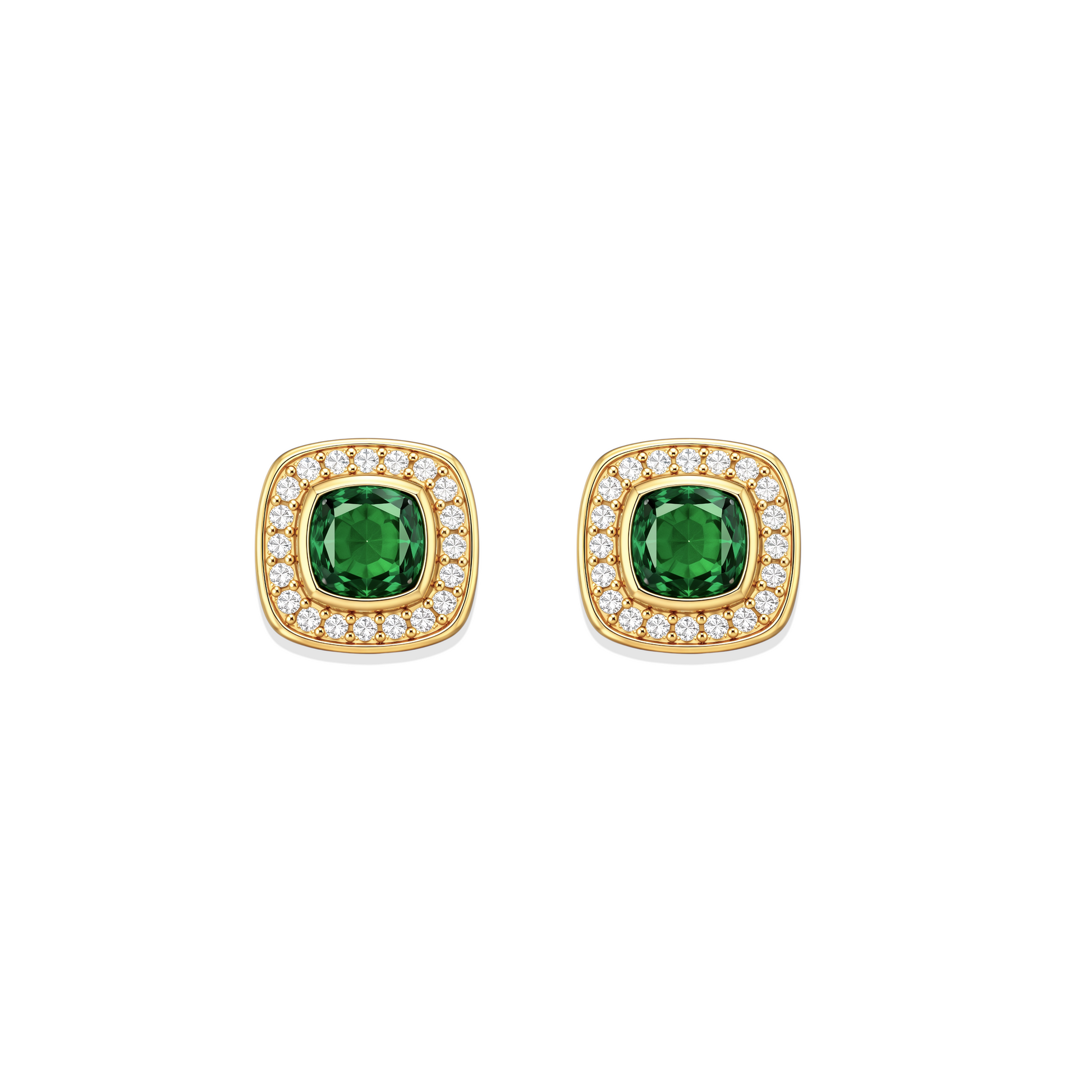 Princess | Pave Stud Earrings