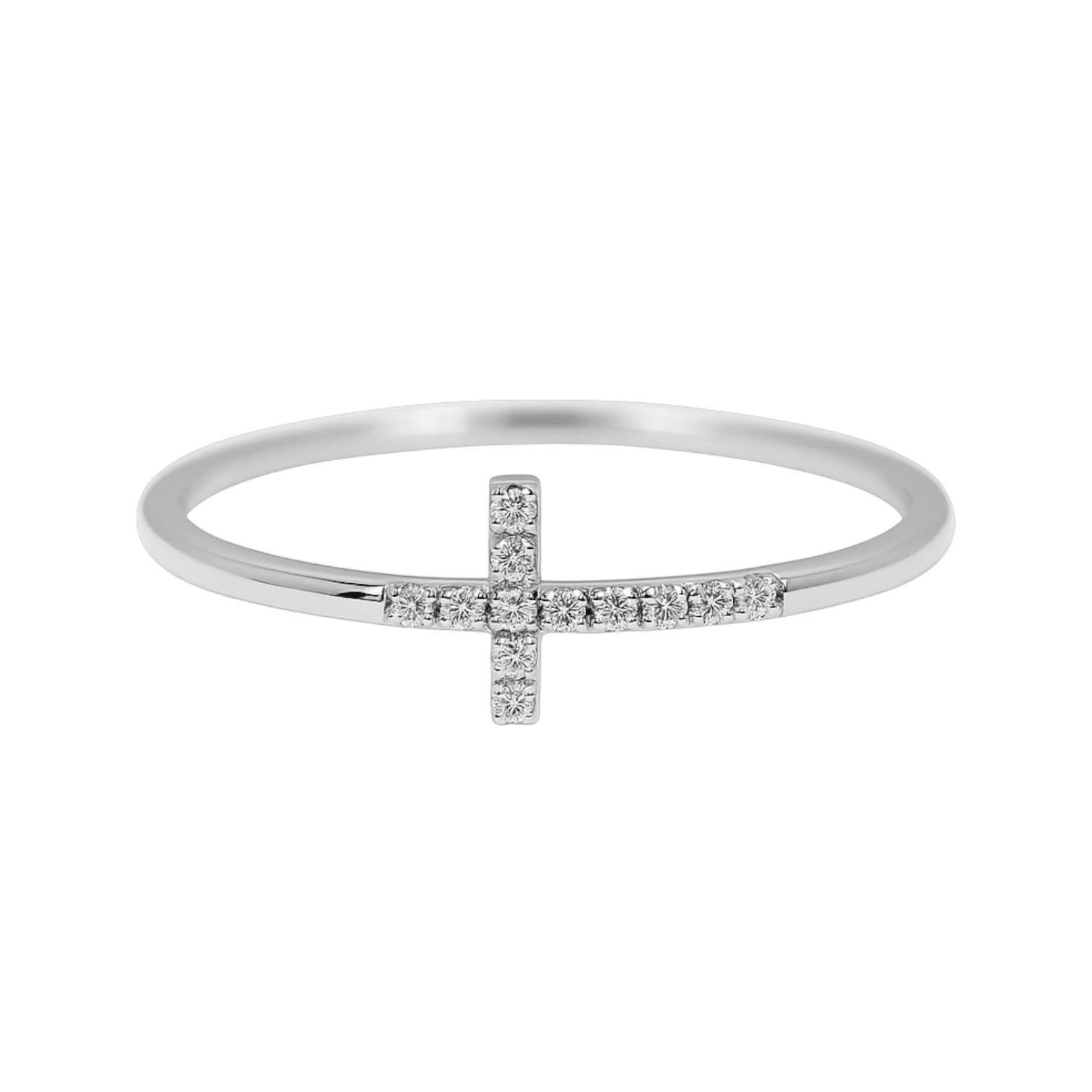 Psalm | Gold Plated Cross Ring - Bara Boheme