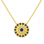 Ra | Pave Evil Eye Necklace - Bara Boheme