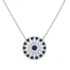 Ra | Pave Evil Eye Necklace - Bara Boheme