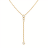 Rain | Pave Y Lariat Necklace - Bara Boheme