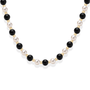 Renee | Beaded Necklace with Black Onyx - Bara Boheme