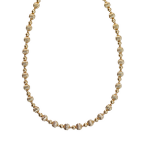 "ROSE" 14k gold-filled beaded Choker/Necklace