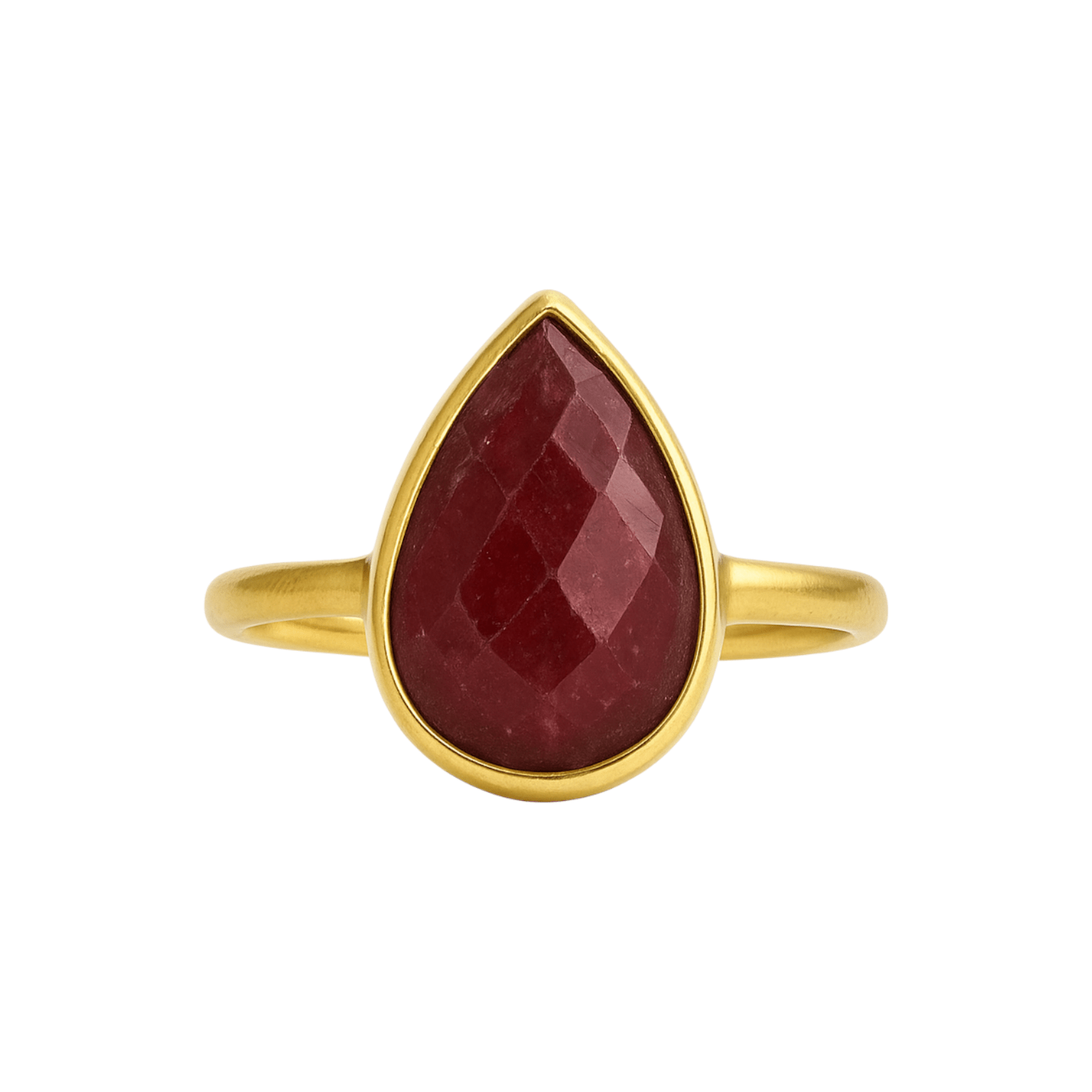 Ruby | Bezel Ring - Bara Boheme