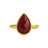 Ruby | Bezel Ring - Bara Boheme