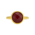 Ruby | Bezel Ring - Bara Boheme