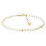 Sara | Gold Filled Beaded Anklet with Pearls - Bara Boheme