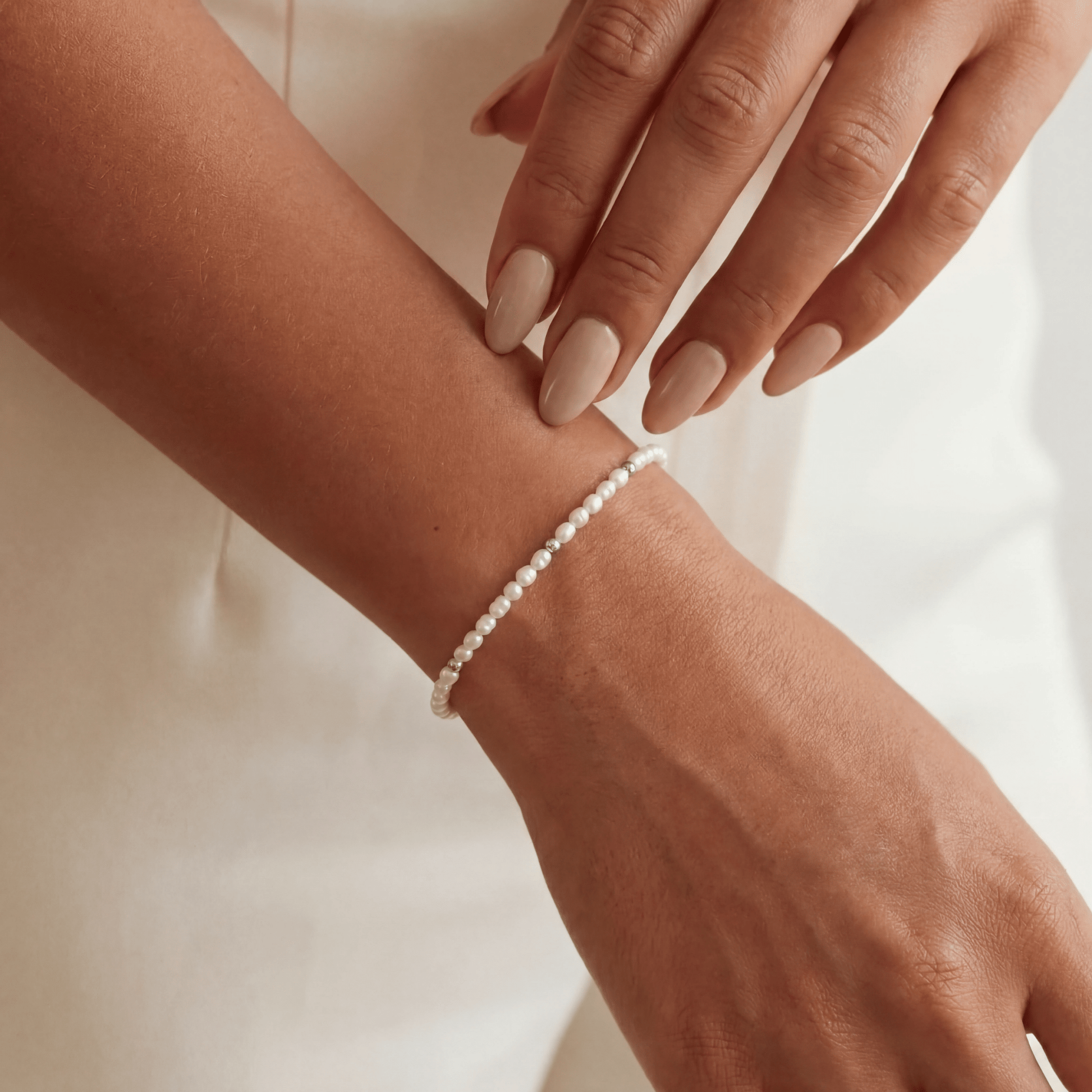 Sara Pearl Beaded Bracelet - Bara Boheme