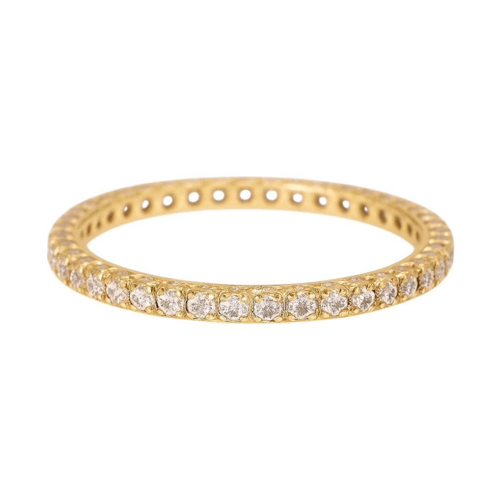 Saskia | Stackable Crystal Band Ring - Bara Boheme