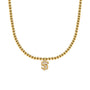 SF Giants Charm | Gold Filled Beaded Necklace - Bara Boheme