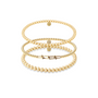 Sicily | Gold Filled Beaded Bracelet Stack