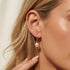 Sienna | Gold Pearl Earrings - Bara Boheme
