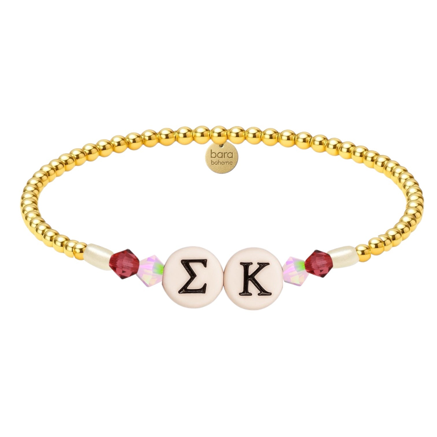 Sigma Kappa | Beaded Sorority Bracelet - Bara Boheme