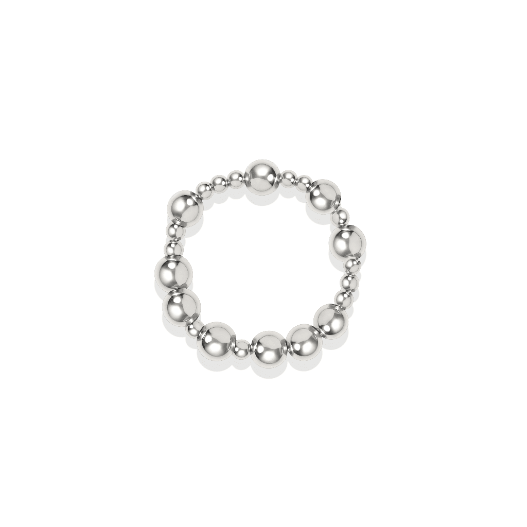 Signature Brooke Beaded Stretchy Ring - Bara Boheme