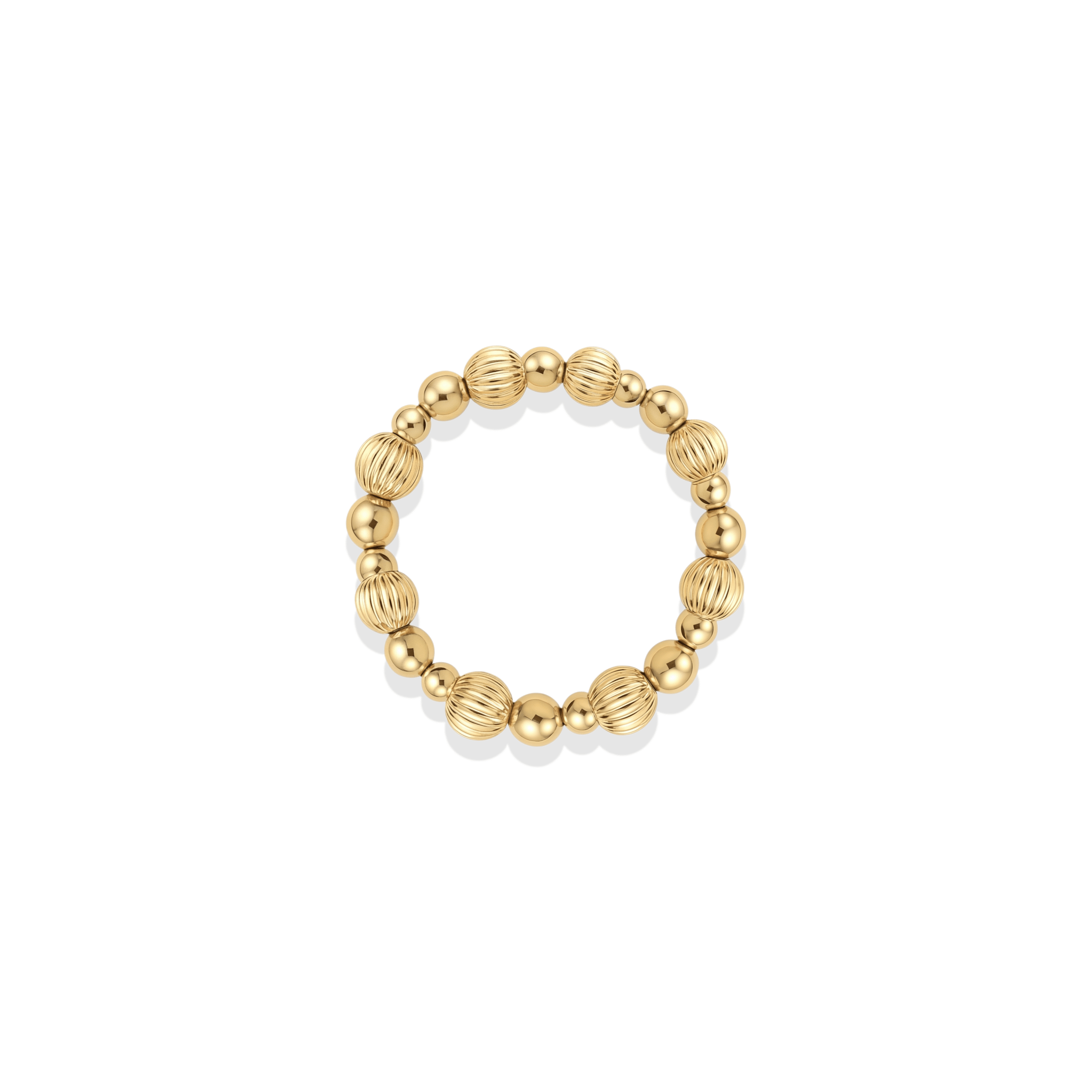 Signature Coco Beaded Stretchy Ring - Bara Boheme