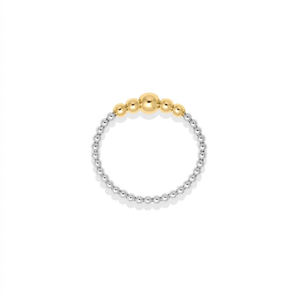 Signature Janelle Beaded Stretchy Ring - Bara Boheme