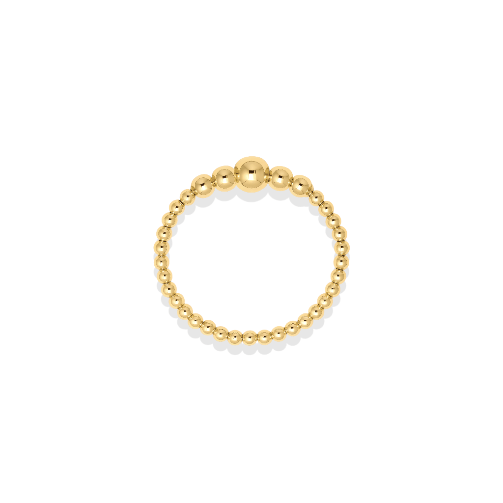 Signature Janelle Beaded Stretchy Ring - Bara Boheme