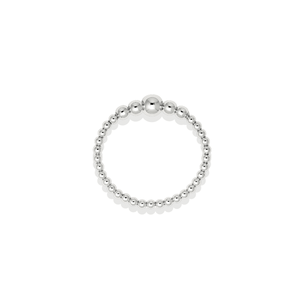 Signature Janelle Beaded Stretchy Ring - Bara Boheme