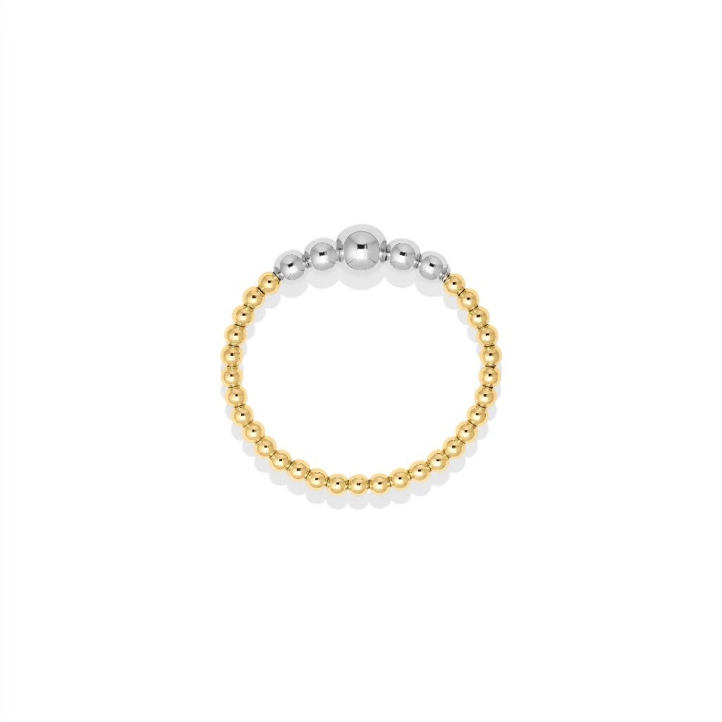 Signature Janelle Beaded Stretchy Ring - Bara Boheme