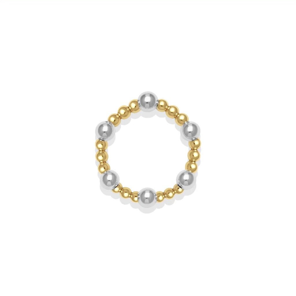Signature Jasmine Beaded Stretchy Ring - Bara Boheme