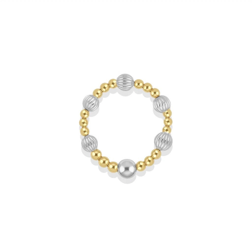 Signature Kenna Beaded Stretchy Ring - Bara Boheme