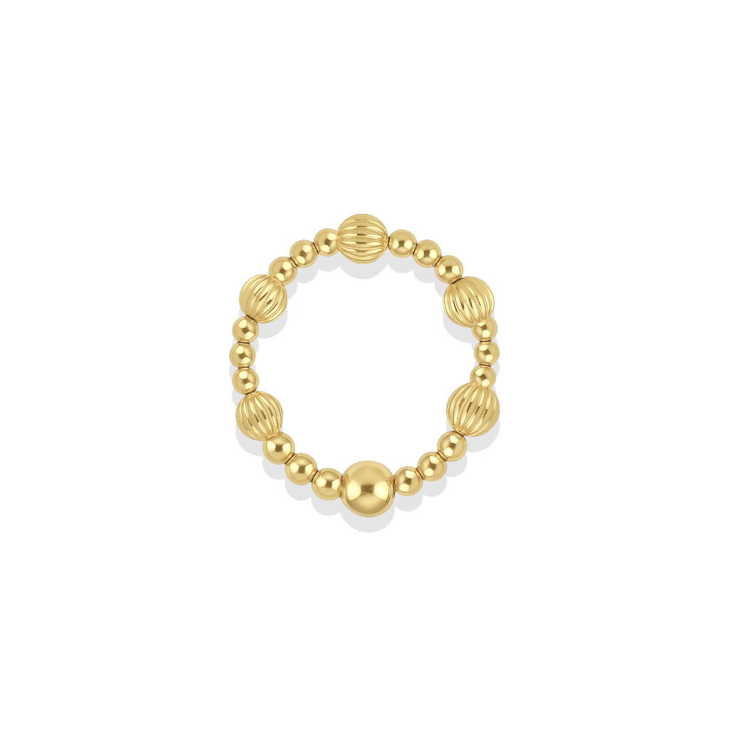 Signature Kenna Beaded Stretchy Ring - Bara Boheme