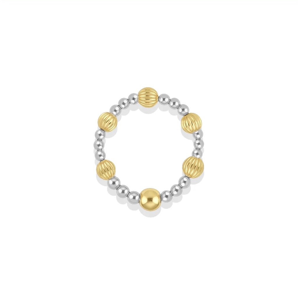 Signature Kenna Beaded Stretchy Ring - Bara Boheme
