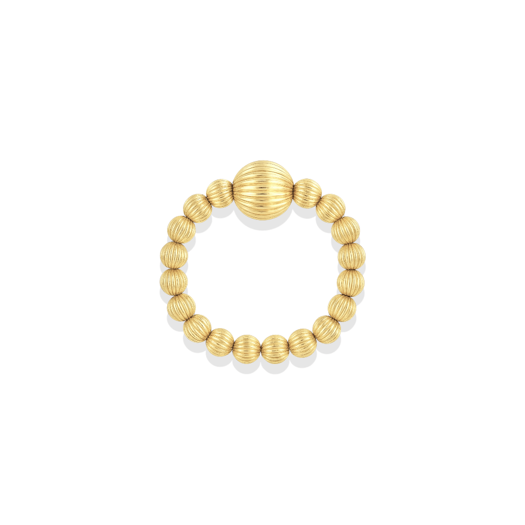 Signature Milan Beaded Stretchy Ring - Bara Boheme