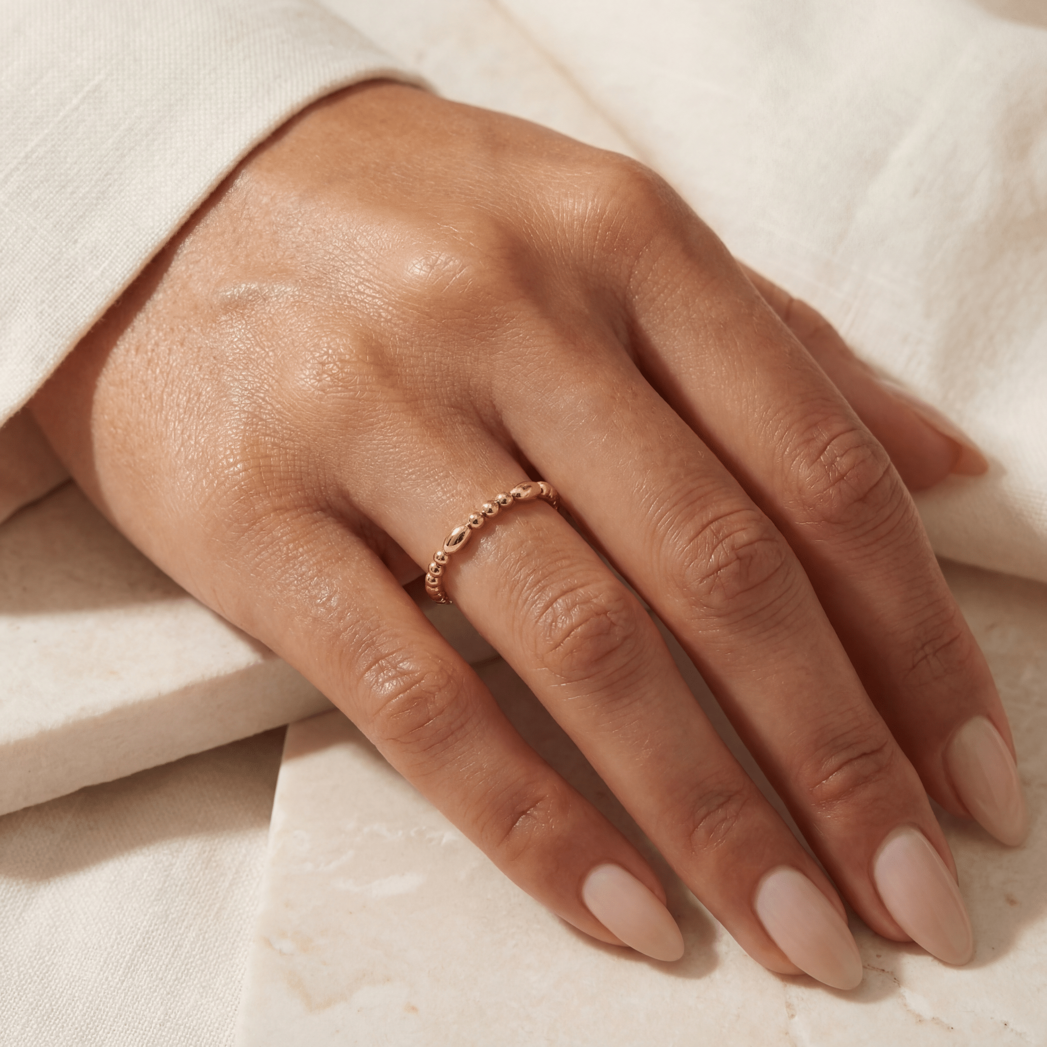 Signature Myli Beaded Stretchy Ring - Bara Boheme
