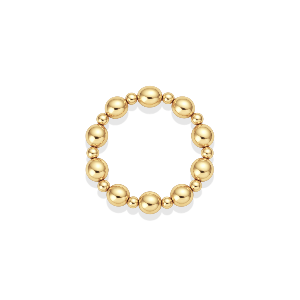 Signature Nicole Beaded Stretchy Ring - Bara Boheme
